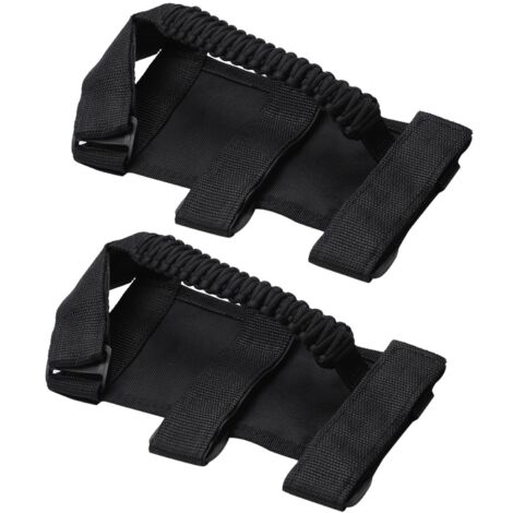 Heavy Duty Nylon Handles 2-Pack Roll Bar Grab Handles For Jeep Wrangler (CJ, YJ, TJ, JK, JL) - Orange & Black Anti-Roll & Sway Bars For Jeep Patriot - Foto 6