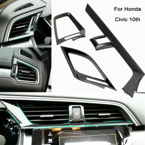 Leather Car Dashboard Cover Non-Slip Dashmat Dash Mat For Honda Civic - Foto 10