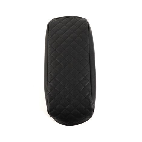 Center Console Lid Armrest Cover – Fits Jeep Grand Cherokee 2011-2020 – Black PU Leather