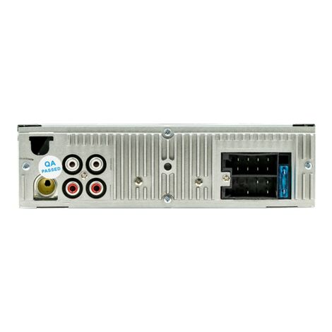 1DIN Car Stereo MP3 Player in Dash Car FM Radio Bluetooth USB/ AUX IN Charging with Clock and Temperature Display
