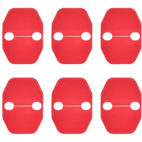 Door Lock Covers Protection Trim for Jeep Wrangler JK 2011-2017 Grand Cherokee for Dodge Chrysler ,Red