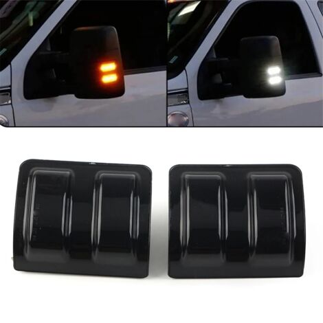 Chrome Mirror Cover With Turn Signal Hole – For 2008-2016 Ford Super Duty F250/F350/F450
