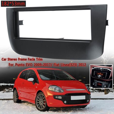 1Din Car Stereo Radio Frame Panel Trim For Facia Punto EVO 2009-2017/ Fiat Linea(323) 2012 18253MM