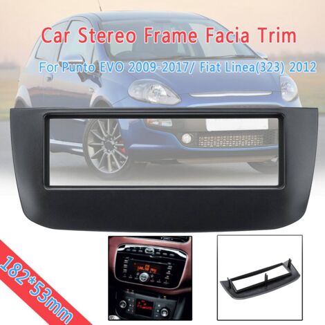 1Din Car Stereo Radio Frame Panel Trim For Facia Punto EVO 2009-2017/ Fiat Linea(323) 2012 18253MM