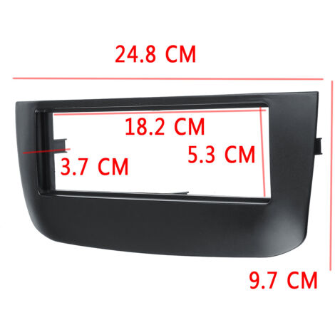 1Din Car Stereo Radio Frame Panel Trim For Facia Punto EVO 2009-2017/ Fiat Linea(323) 2012 18253MM