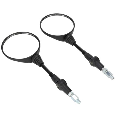 Dreamizer Round Motorcycle Rearview Side Mirrors For Honda Trail CT70 CT90 CT110 CT125 – M10/8mm Hardware