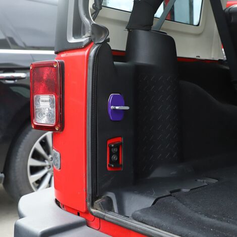 Door Lock Covers Protection Trim for Jeep Wrangler JK 2011-2017 Grand Cherokee for Dodge Chrysler ,Purple