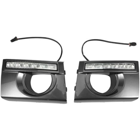 Car Daytime Running Light DRL Lamps, White 8 LED DRL Daylight