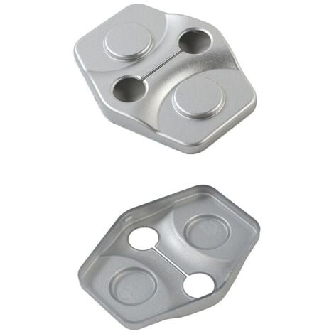 for Challenger Door Lock Buckle Covers Protection Trim for Dodge Challenger 2012-2020, Silver
