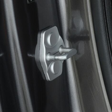 for Challenger Door Lock Buckle Covers Protection Trim for Dodge Challenger 2012-2020, Silver