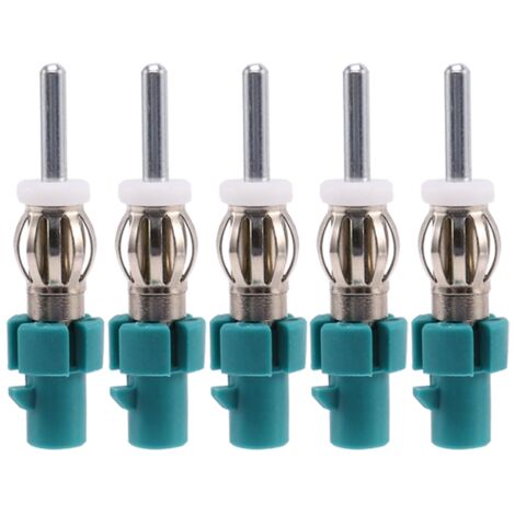 5Pcs Car Stereo Antenna Adapter FM AM Radio Connector Fakra to DIN Antenna Plug Converter for Car Receiver