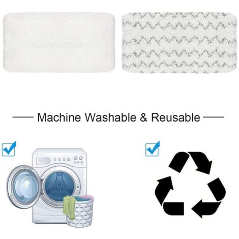 Steam Mop Pad for Bissell PowerFresh Vac & Steam 2747A, 1132 1543 1632 1652 Symphony Vacuum and Steam Mop Series, 6 Pack