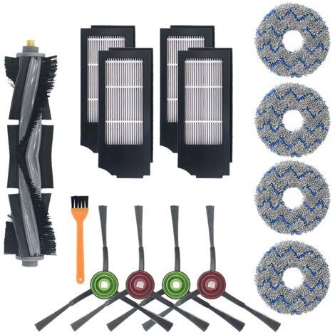 Main Brush Filter Mop Robot Vacuum Cleaner Parts for Ecovacs T10 TURBO Sweeper Parts