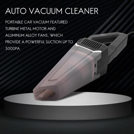 Car Vacuum, Portable Handheld Car Vacuum for Car Wet and Dry Dual-Use Vacuum Cleaner Handheld 12V Mini Vacuum Cleaner