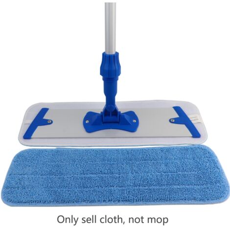 4PCS Microfiber Mop Cloth Lazy Hands-free Washable Flat Mop Replacement Cloth Home Cleaning Tool