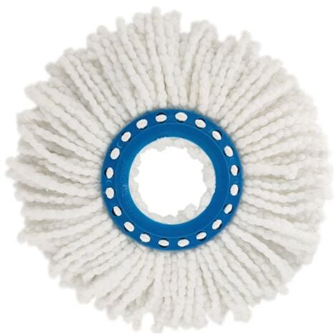 6Pcs 16cm Universal Microfiber Replacement Head Hands-Free Rotating Mop Cloth  Household Cleaning Accessories