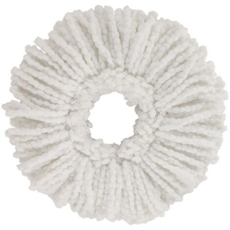 6Pcs 16cm Universal Microfiber Replacement Head Hands-Free Rotating Mop Cloth  Household Cleaning Accessories