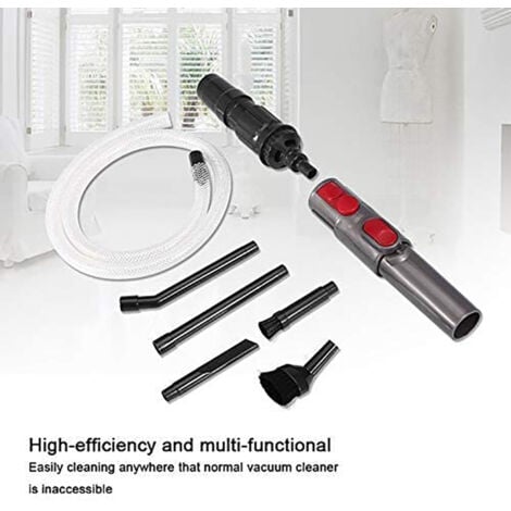 for Dyson V7 V8 V10 V11 Vacuum Cleaner Replacement Flat Suction Tube Adapter Head Crevice Tool Car Vehicle Cleaning Kit