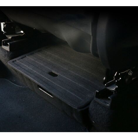 Model Flocking Car Under Seat Storage Box For Tesla Model Y Front Rear Seats Organizer ...