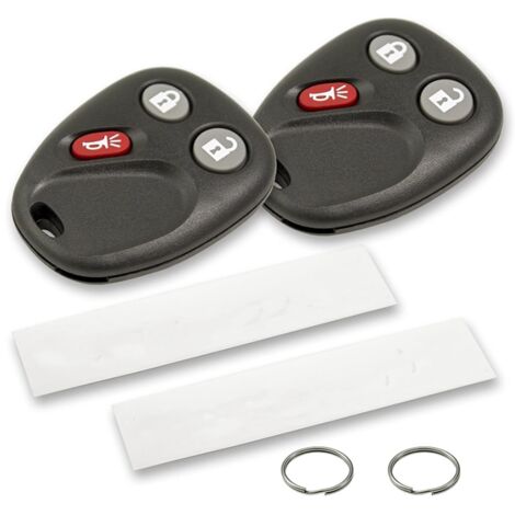 Pilida Keyless Entry Remote Key Fob (2 Pack) - LHJ011 Compatible With Chevy, GMC, Cadillac, Hummer 2003-2007 Models