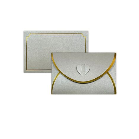 50Pcs Gift Card Envelopes with Love Buckle Gold Border, Envelope for ...