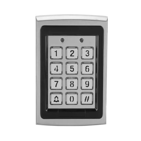 Metal Keypad Reader LED Backlight RFID for Access Control System