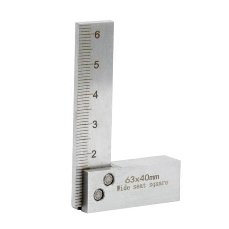 Machinist Square Tool 90-Degree Right Carpenter Measuring Angle Ruler L ...