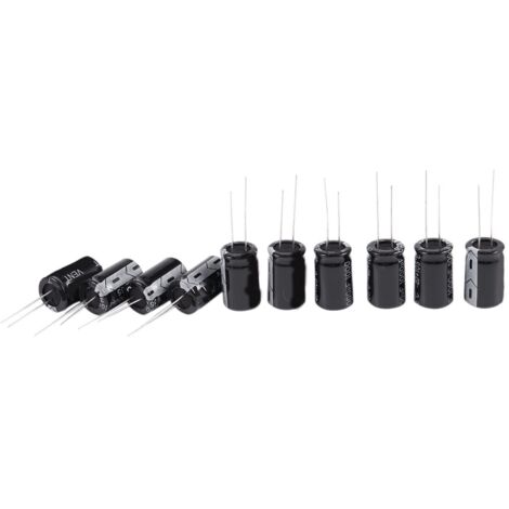 E-Projects - Radial Electrolytic Capacitor, 0.1uF, 50V, 105 C (Pack of