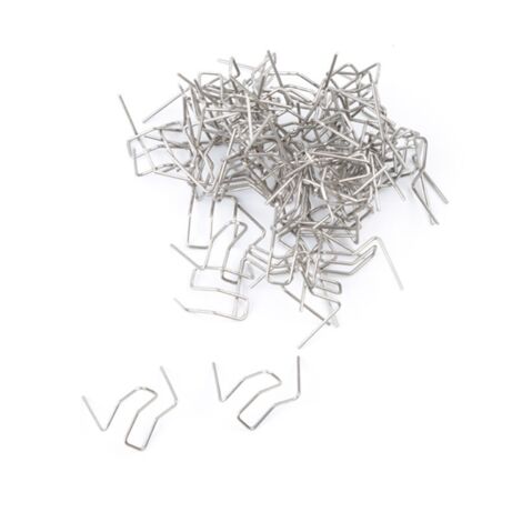 500Pcs 0.8mm Outer Corner Hot Staples – Precut Wave Staples For Plastic Welder Car Bumper Repair
