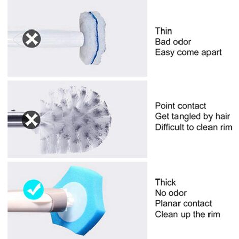 Disposable Toilet Cleaning System Disposable Toilet Flushable Refill Fresh Brush Flushable Refills - 288 Refills
