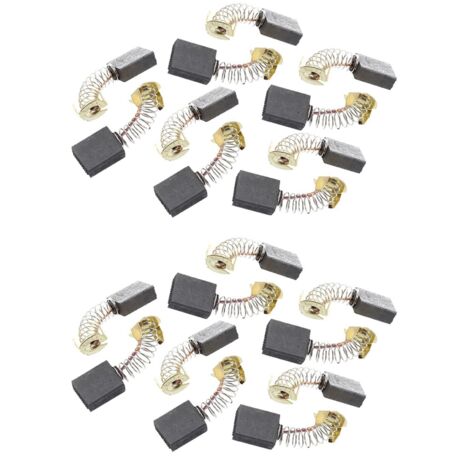 Balais De Charbon Moteur 153A - Dimensions 16x13x6 Mm, Pour Marteau Foreuse, 2 Paires