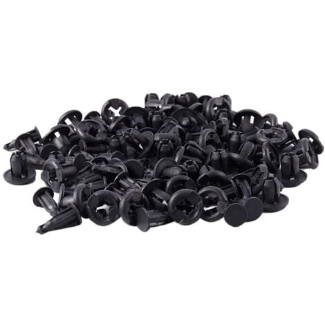 Car 10mm Hole Dia Plastic Rivets Fastener Push Pin Clips 50PCS