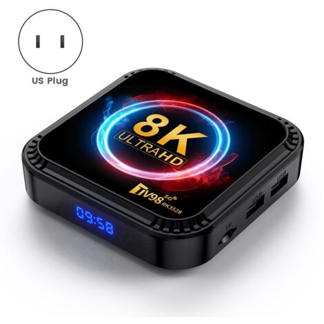 TV98 RK3528 Smart TV Box Android 13 8K HD 2.4G&5G Wifi Media Player ...