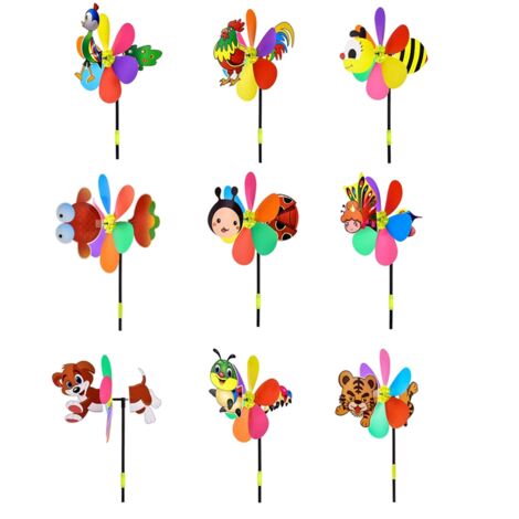 Colorful 3D Lovely Insect Whirligig Wind Spinner Windmill Party Favors