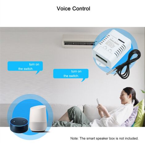 WiFi Smart Temperature Switch+ Remote 16A 3000W Monitor Switch Module ...