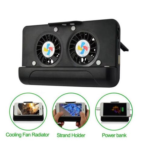 Back Clip Type Phone Cooling Fans Radiator Cell Cooler Stand Holder ...