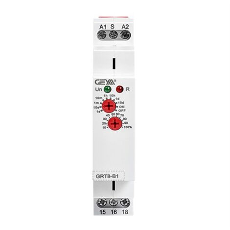 GRT8-B1 Off Delay Time Relay Timer Electronic Type 16A, AC/DC12-240V