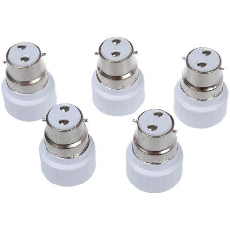Adaptador B22 A 2xGU10 – Convierte Una Bombilla En Dos, Zócalo Splitter De Metal Y Plástico PBT, 230V