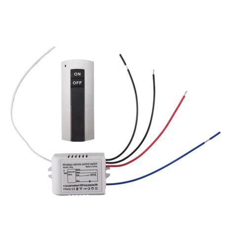 1 Way ON/OFF 220V Wireless Remote Control Switch Digital