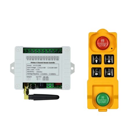 DC12V-36V 4CH Wireless Remote Control LED Light Switch Relay Receiver