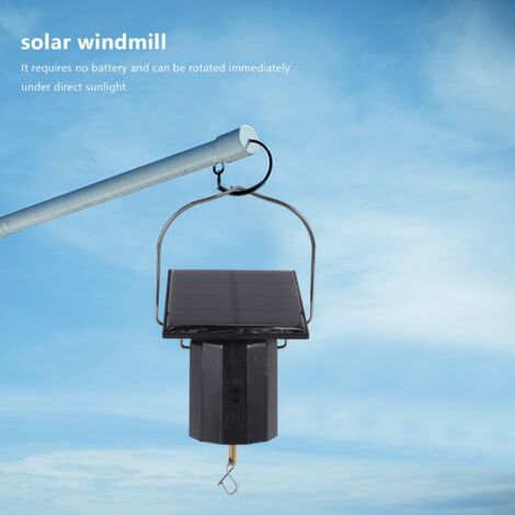 Wind Spinner Motor Solar Hanging Display Rotating Hook