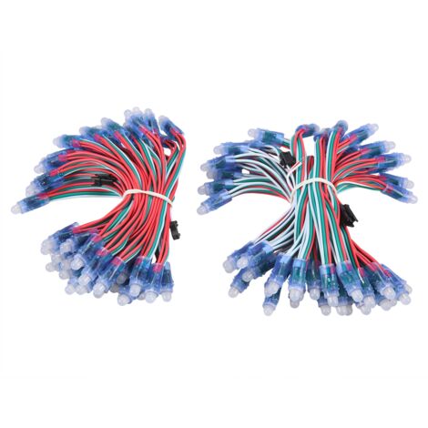 100Pcs/Lot 12mm WS2811 2811 IC RGB LED Pixels Module String Light