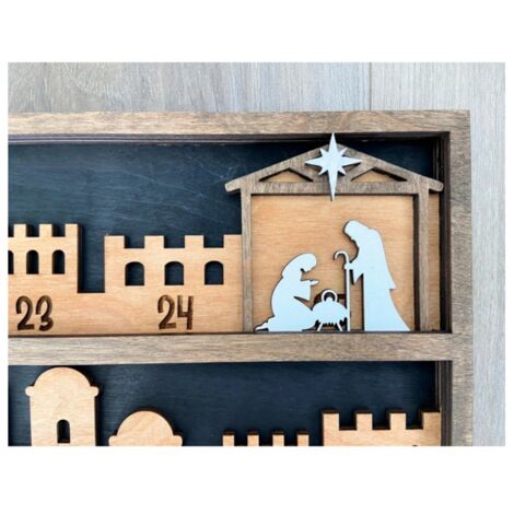 Advent Calendar for the Birth of Jesus, Countdown to Jesus