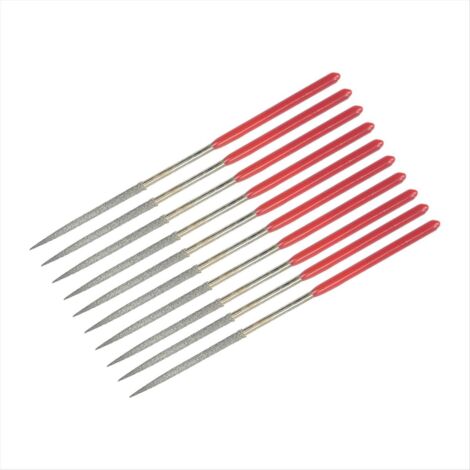 10Pcs Round Needles File, 3mm X 140mm Needle File Set for Metal Stone ...