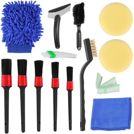 Auto-Detailing-Bürstenset – Innenreinigungswerkzeug Mit Weichen