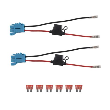 Connettore Cablaggio 12 AWG Con Fusibili - Compatibile Con Batterie Peg-Perego 12V Per Giocattoli