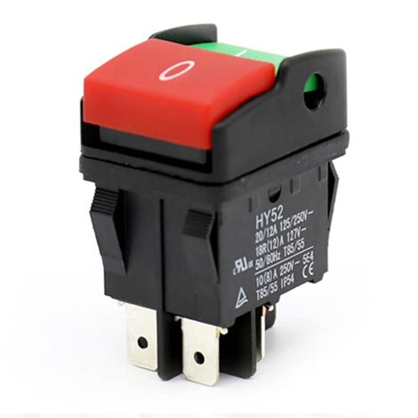 KEDU HY52 250V 12A 4Pins Elektrisch Taster Schalter für Mechanische Gerät