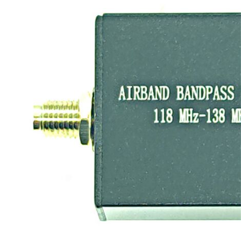 Produktbild von 118-138 MHz Airband-Bandpassfilter BPF – SMA-Buchse, Nur Für RX