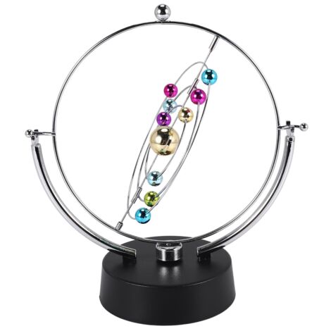 Atyhao Kinetisches Riesenrad Perpetuum Mobile - Bunte Kugel Dekoration Mit USB Betrieb