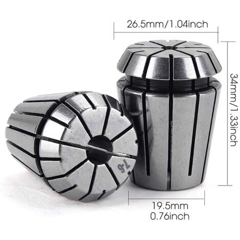 ER11 ER16 ER20 Collet Set ER11 / ER16 / ER20 Spannzangen + Verlängerungsstange – Für CNC-Fräse, Drehmaschine & Gravur, Präzision AA